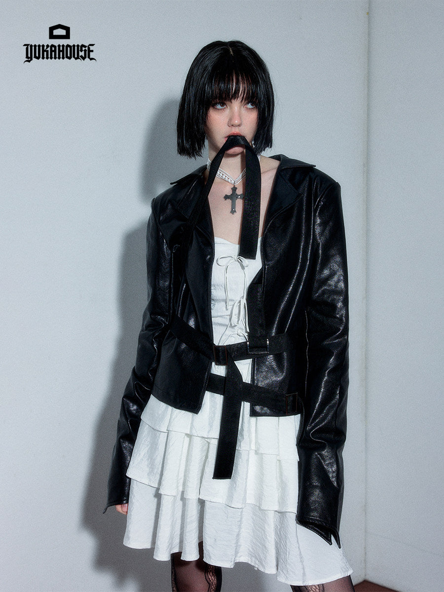 Edgy Design PU Leather Jacket NA8893