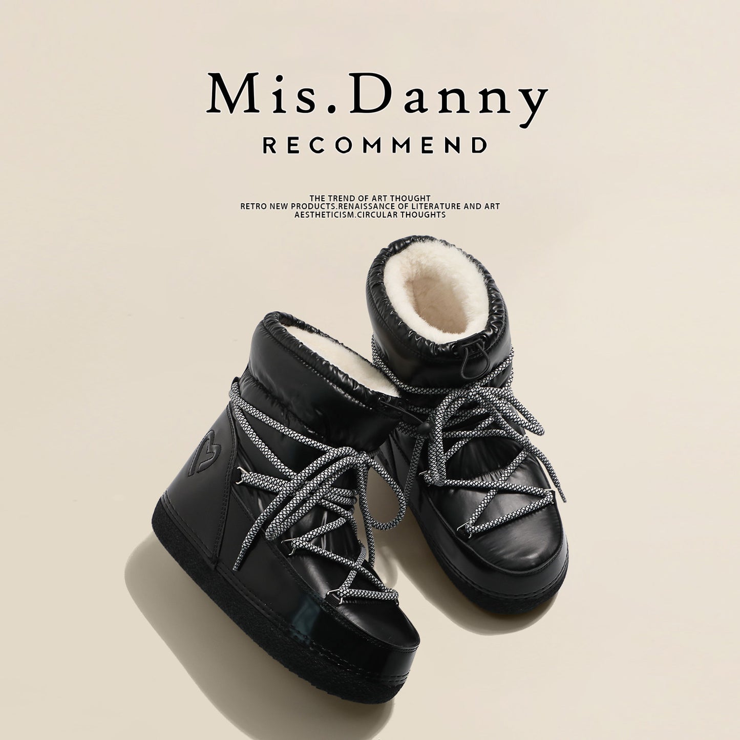 Waterproof Non-Slip Fleece Lining Boots NA8699