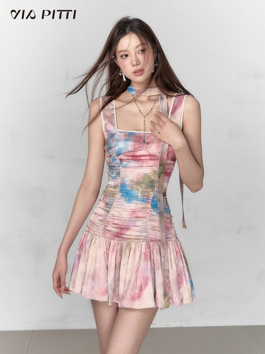 Slim Colorful Dress NA5063