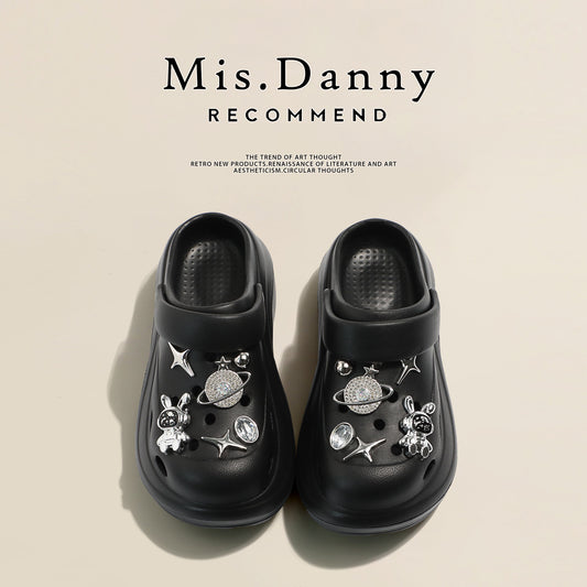 Soft Platform Height Increase Closed Toe Sandals NA8771