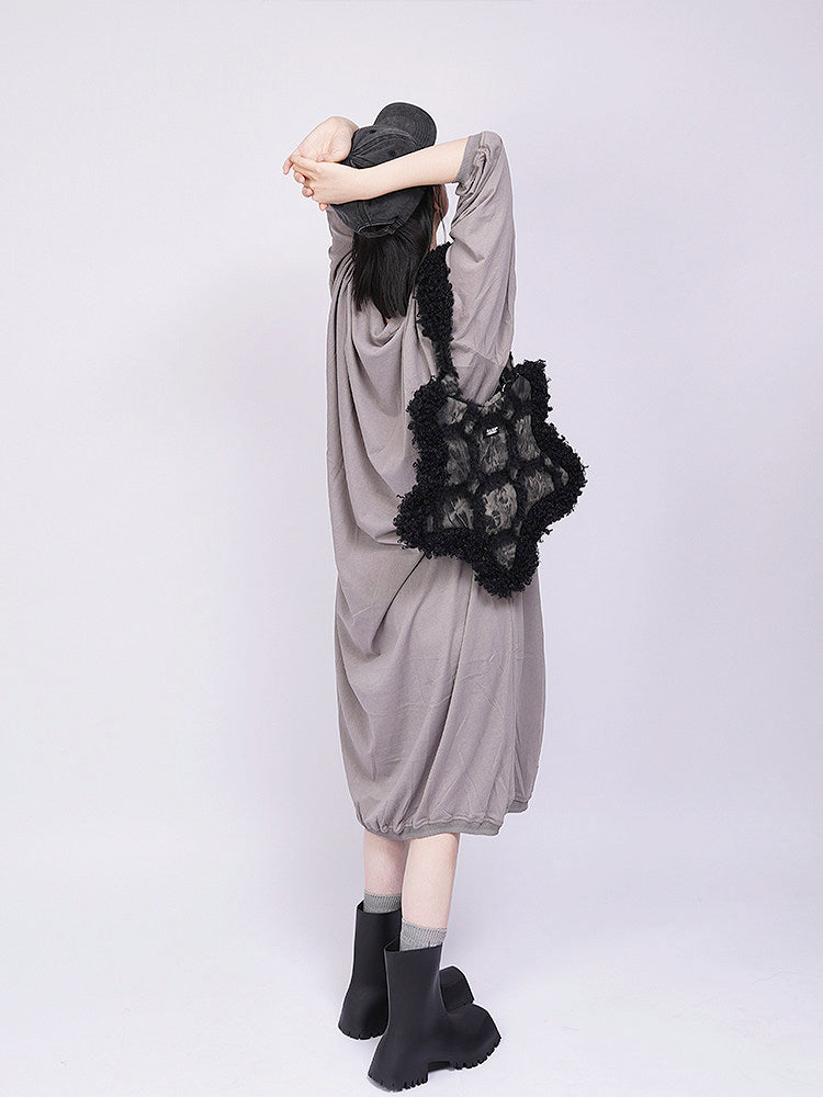 Fringe Star Denim Shoulder Bag NA8437