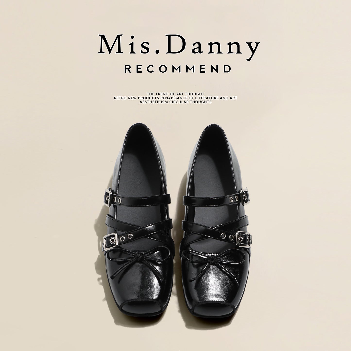 Ribbon Strap Mary Jane Heels NA8674