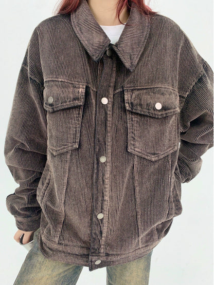 Oversize Heavyweight Corduroy Jacket NA2853