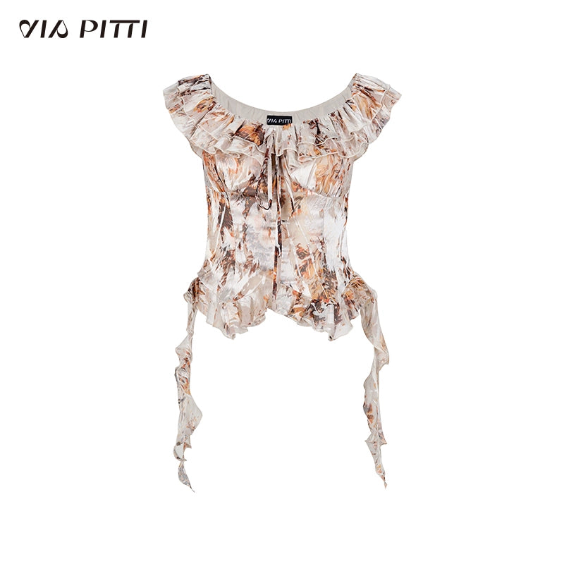 Floral Slimming Blouse NA5083