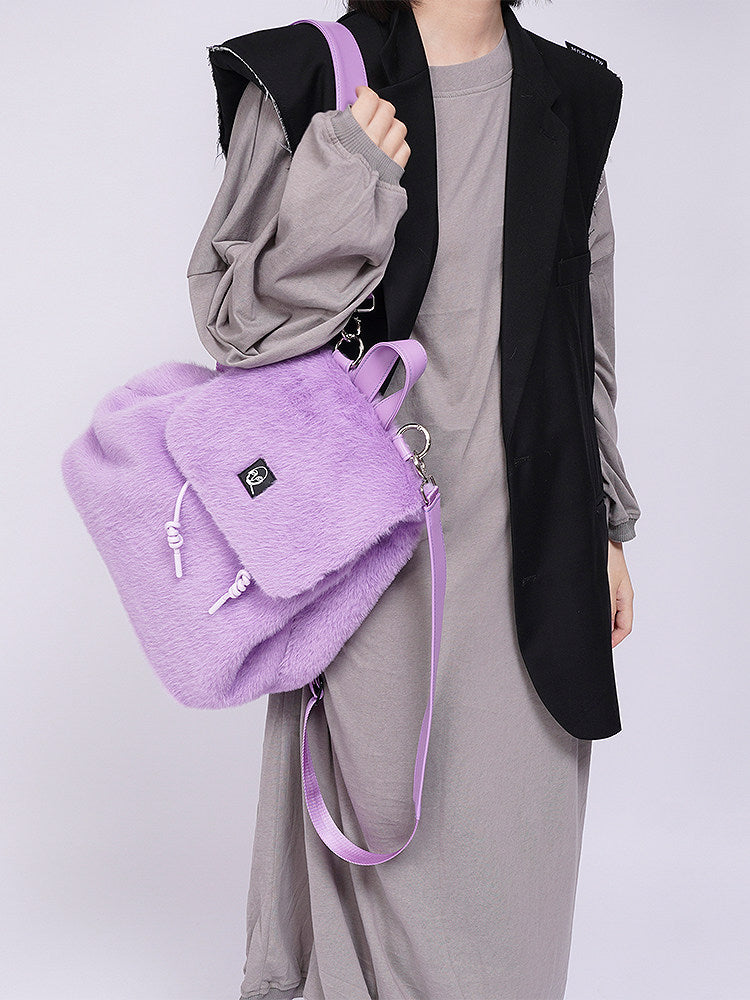 Fake Fur Mini Backpack NA8439