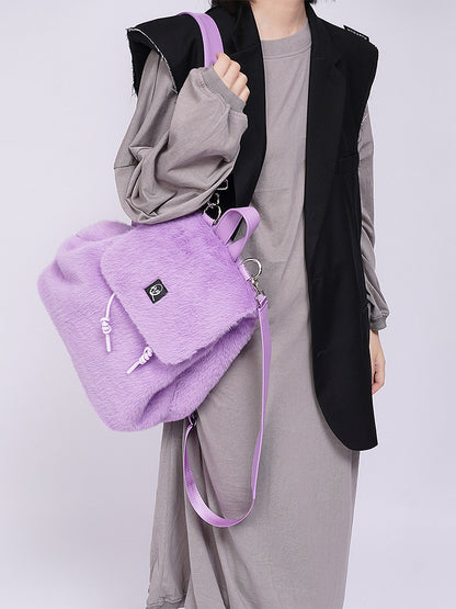 Fake Fur Mini Backpack NA8439