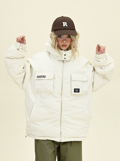 Heavyweight Hooded Utility Puffer Jacket NA6311