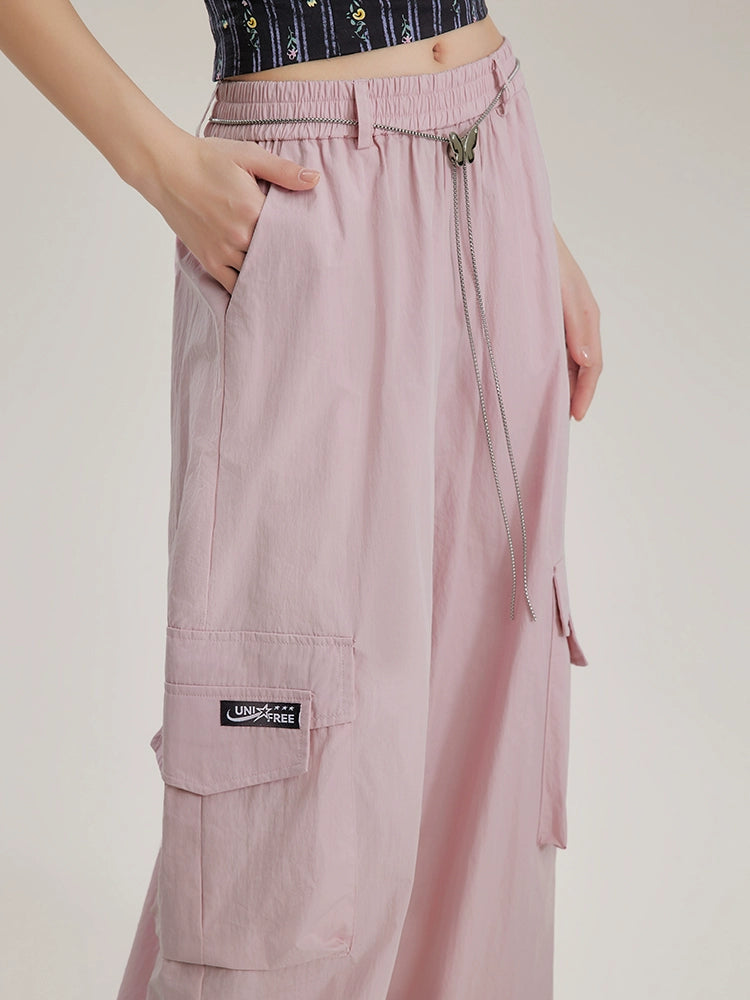 Wide Leg Cargo Pants NA3273