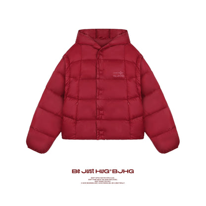 Oversize White Duck Down Jacket NA6107