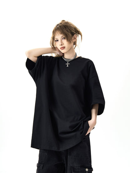 Oversize Basic Short Sleeve T-shirt NA2956