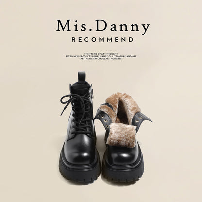 Warm Fleece Lining Ankle Boots NA8688