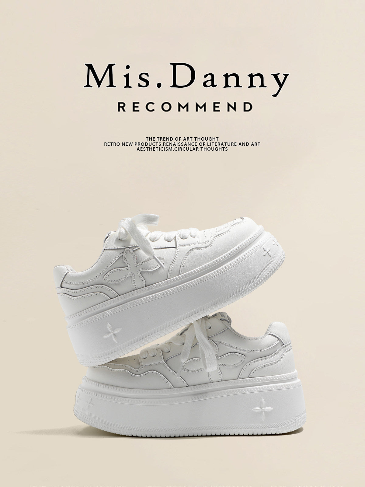 Chunky Sole Lace-Up Sneakers NA8667