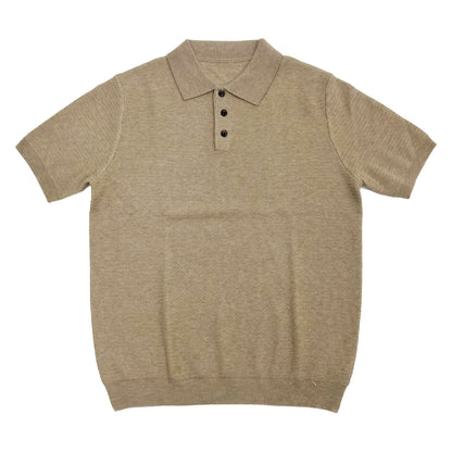 Blend Texture Polo Knit Polo Shirt NA9022