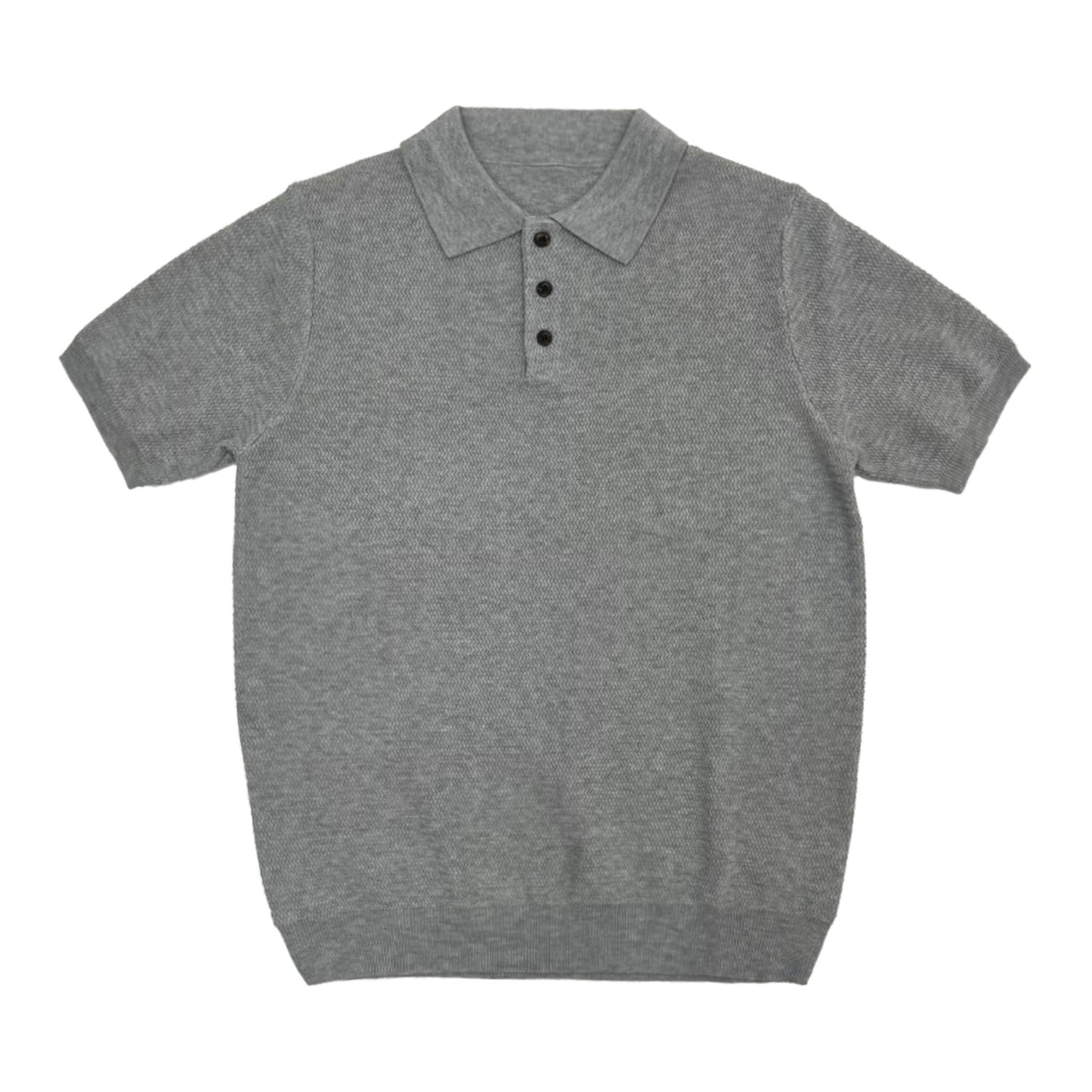 Blend Texture Polo Knit Polo Shirt NA9022