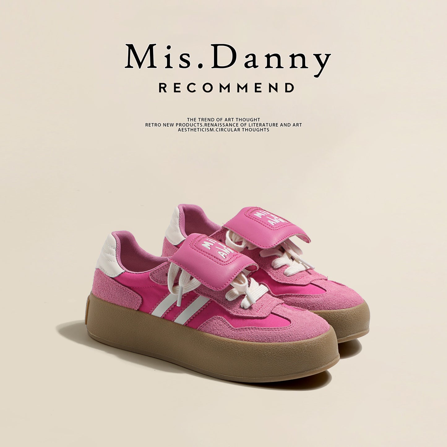 Velcro Strap Platform Sneakers NA8652