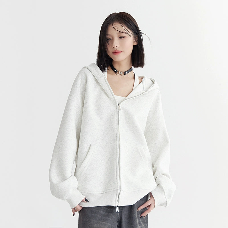 Oversized Zipper Hoodie NA2727