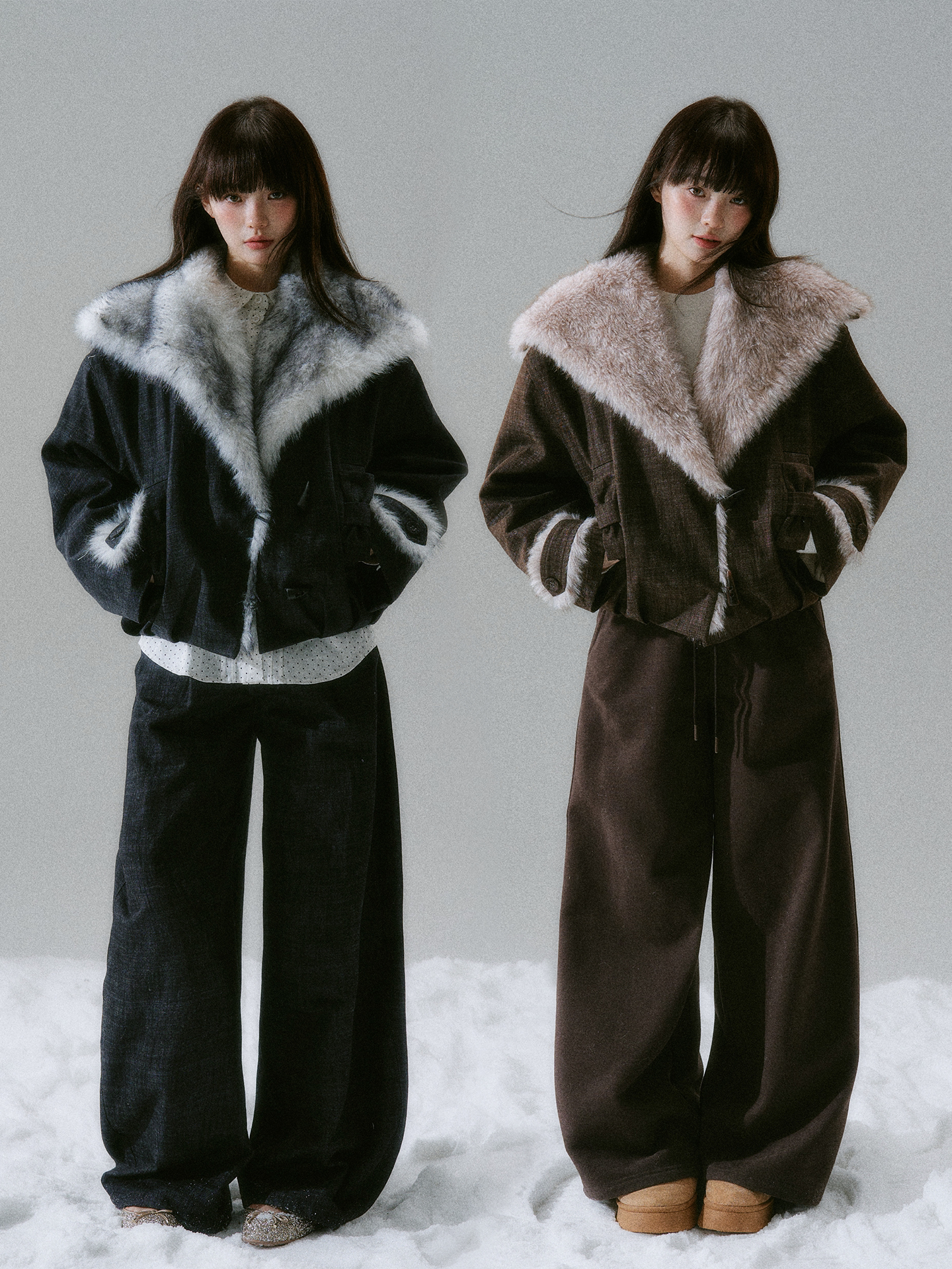 Plush Flower Bud Short Jacket NA8788