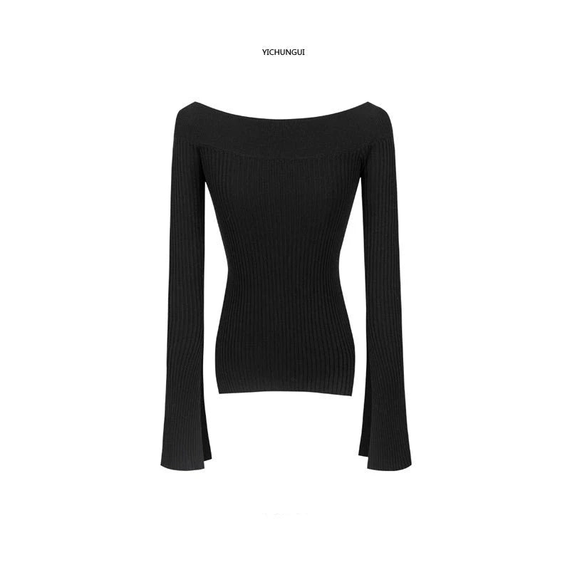 Boat Neck Knit Sweater NA4218