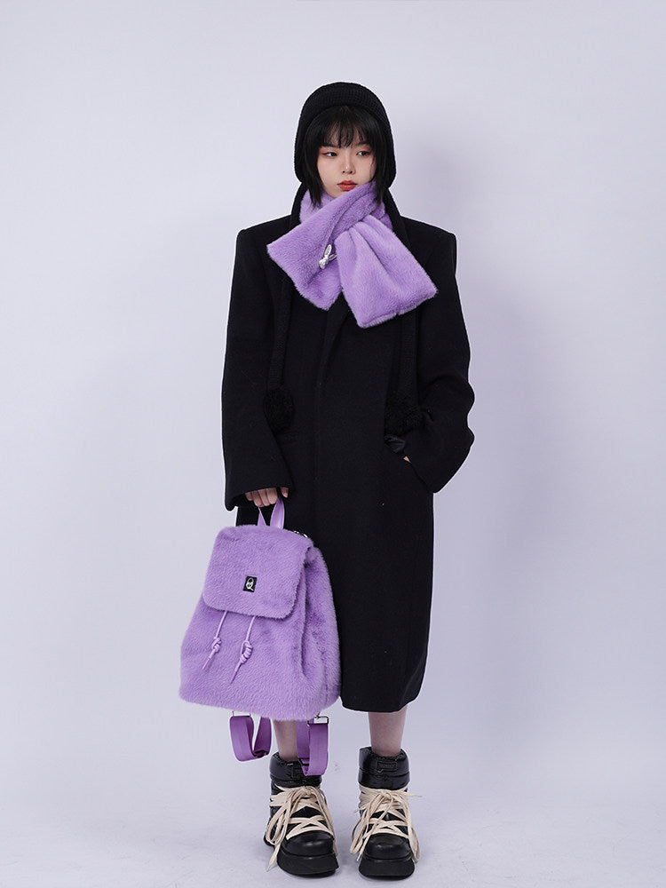 Original Design Thickened Plush Scarf NA8421