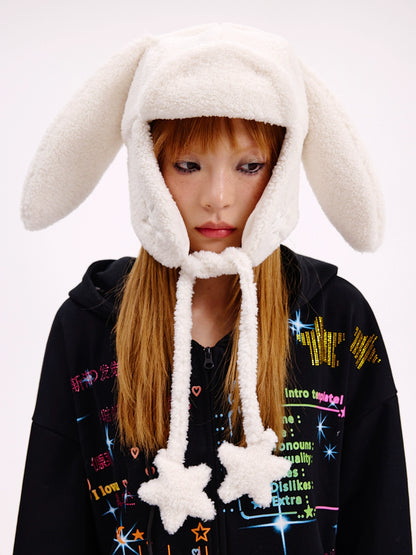 Rabbit Ear Plush Hat NA6685