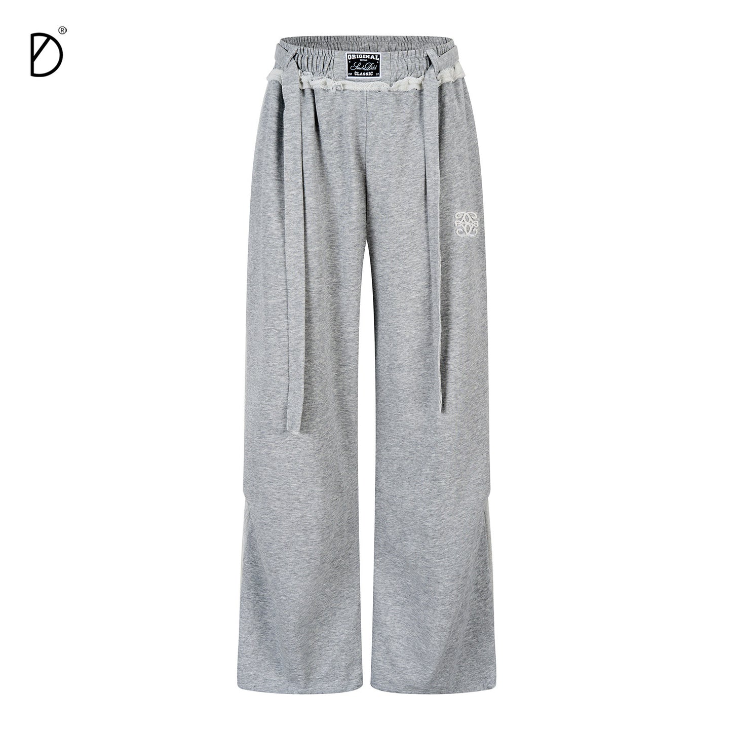 Plain Zip Hoodie & Drawstring Wide Leg Sweatpants Setup NA8940