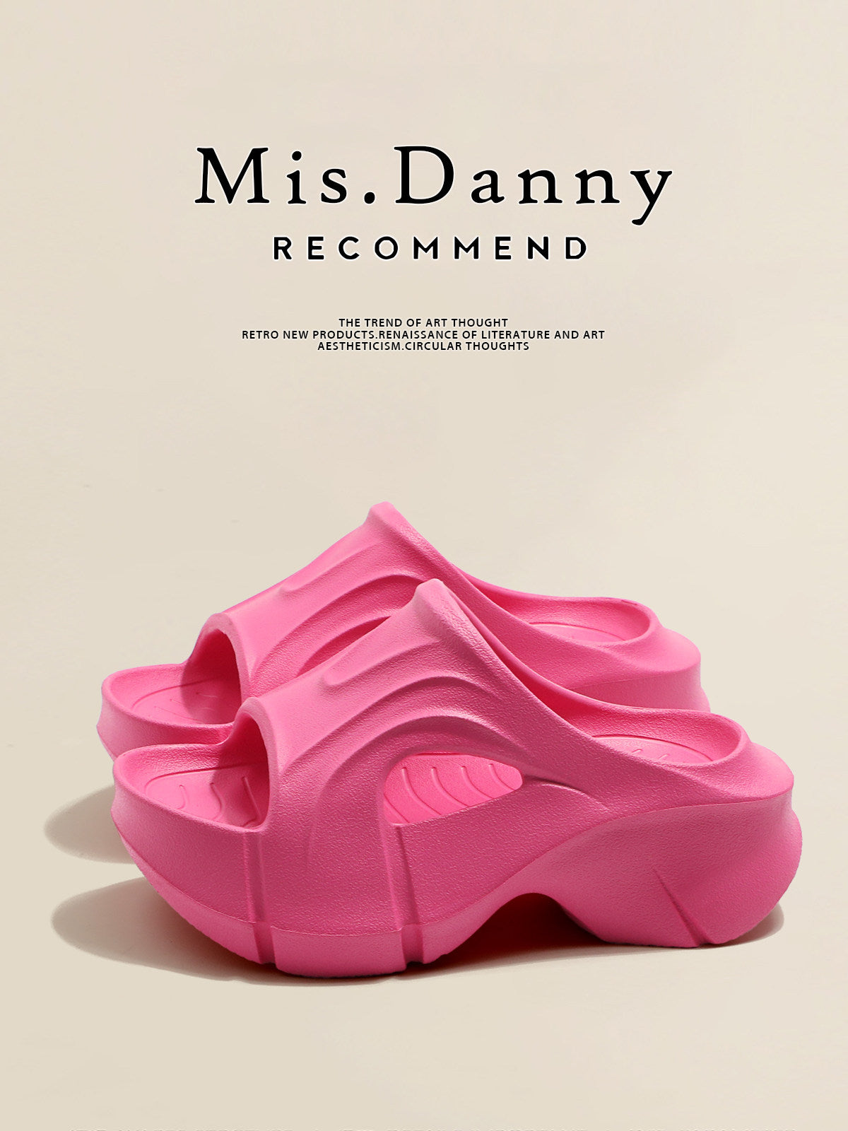 Ultra Light Extra Soft Thick Sole Single Strap Sandals NA8731