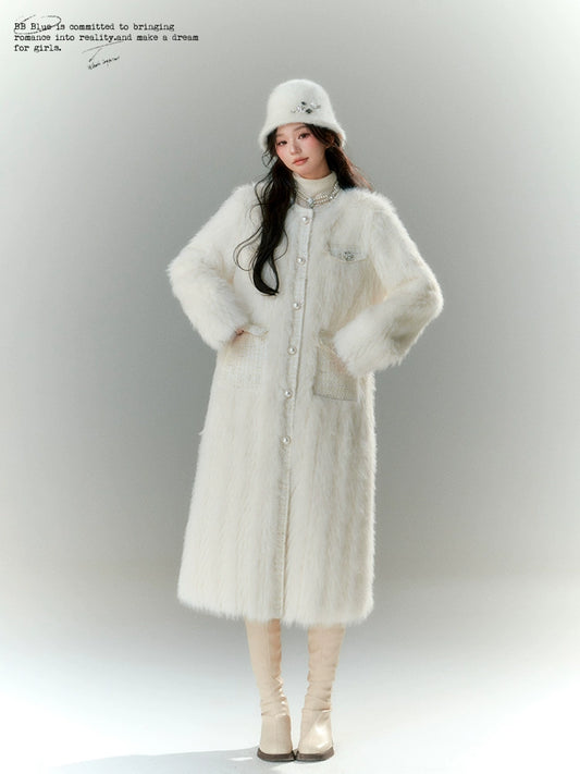 Pearl Fake Fur Coat NA7548