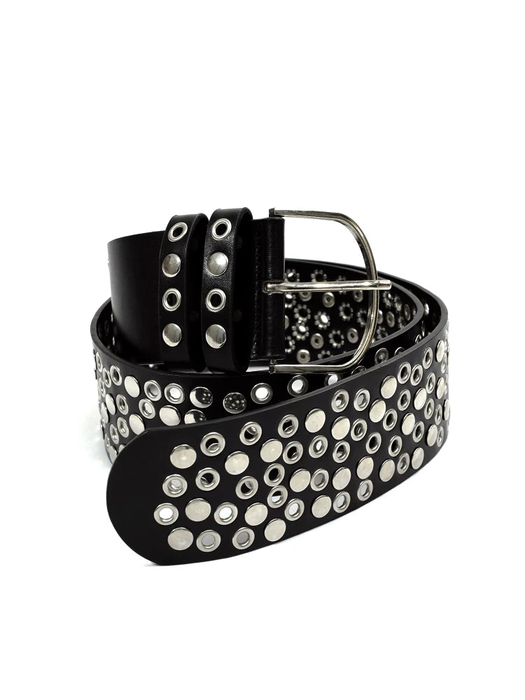 NA8626 Milk Cool Mo Li Model Hot Girl Fashion Same Nail Bead Heavy Industry Versatile Belt NA8626