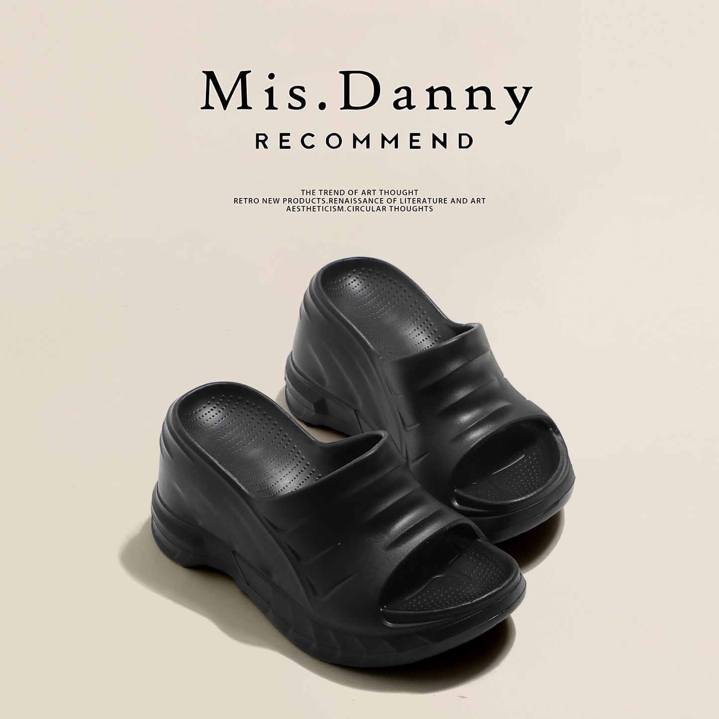 Ultra Light Extra Soft Thick Sole Single Strap Sandals NA8731