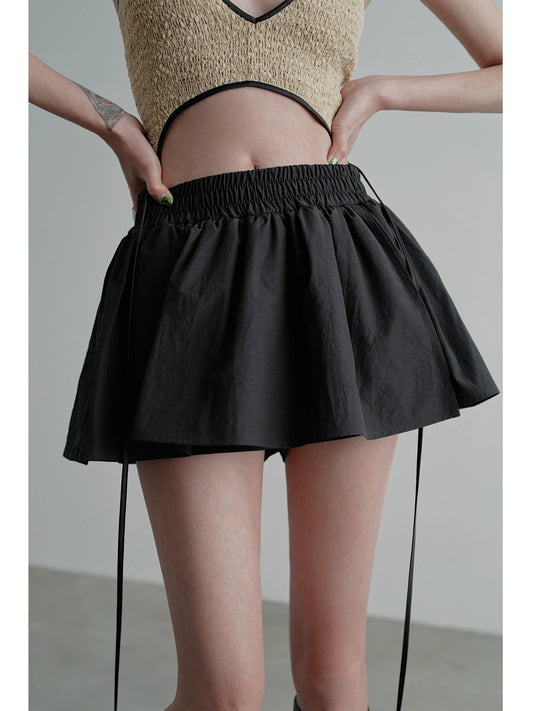 Fake Layered Culotte Skirt NA4327