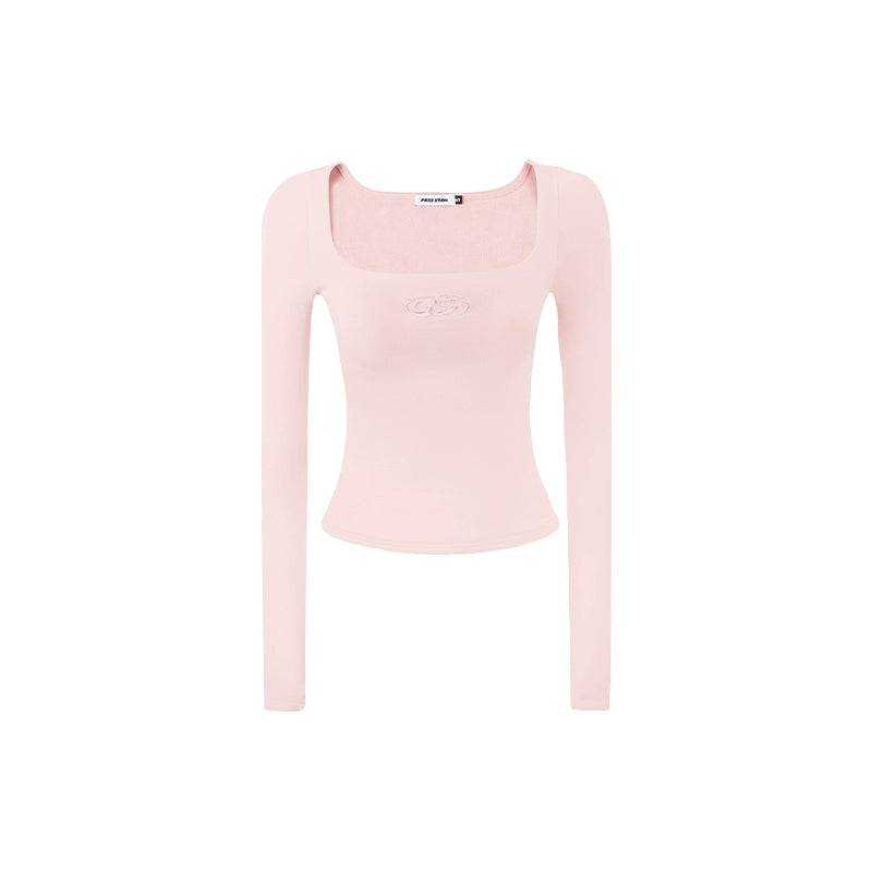 Square Neck Long Sleeve T-shirt NA4138