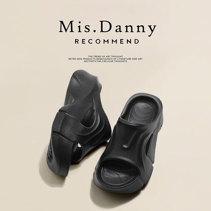 Ultra Light Extra Soft Thick Sole Single Strap Sandals NA8731