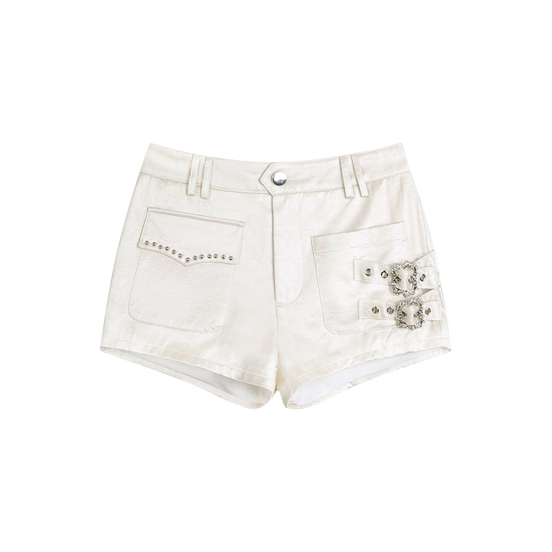 Low Waist Slim Fit Short Pants NA3855