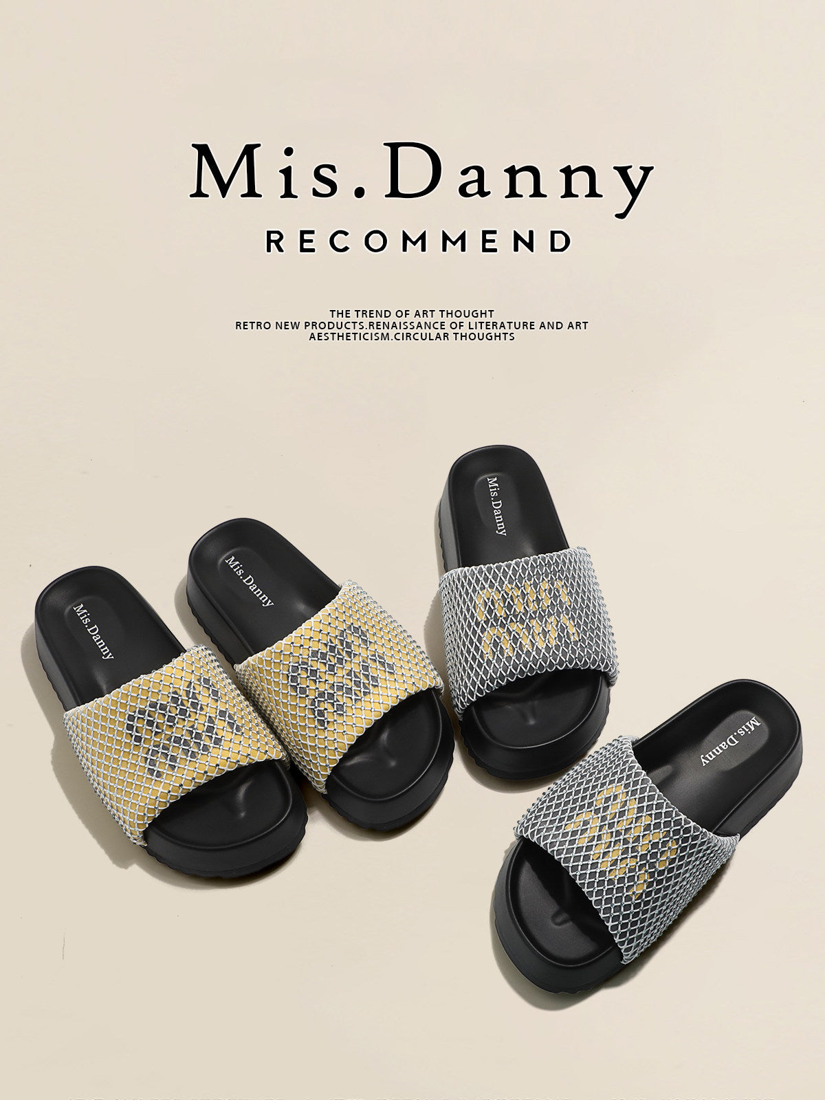 Mesh Strap Sporty Sandals NA8655