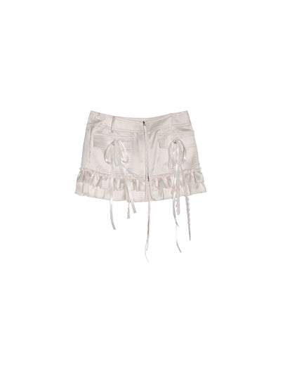 Low Waist Ruffle Short Skirt NA5249