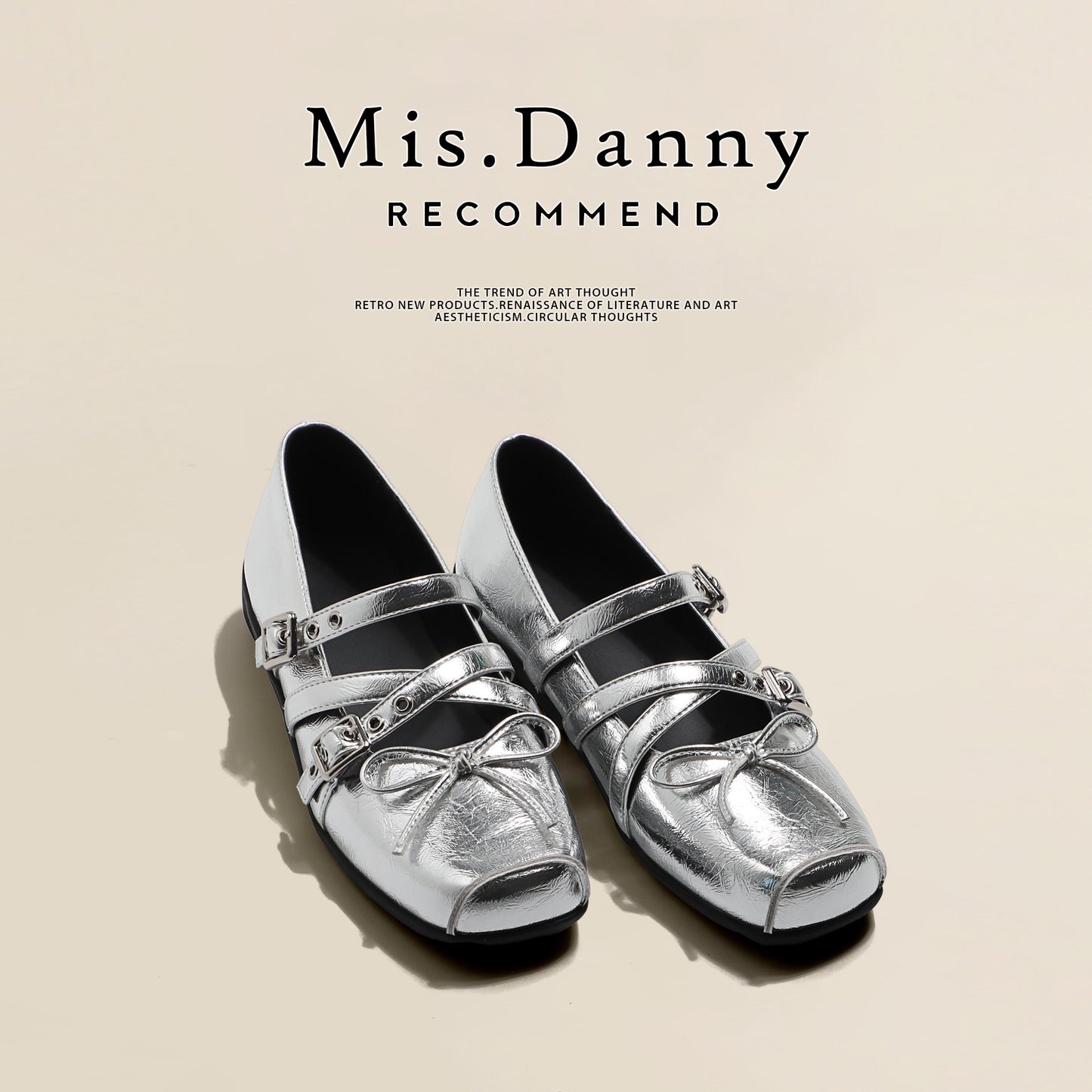 Ribbon Strap Mary Jane Heels NA8674