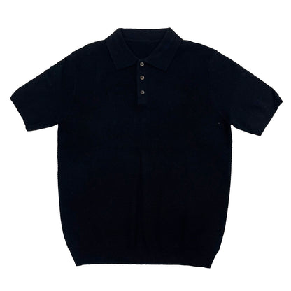 Blend Texture Polo Knit Polo Shirt NA9022