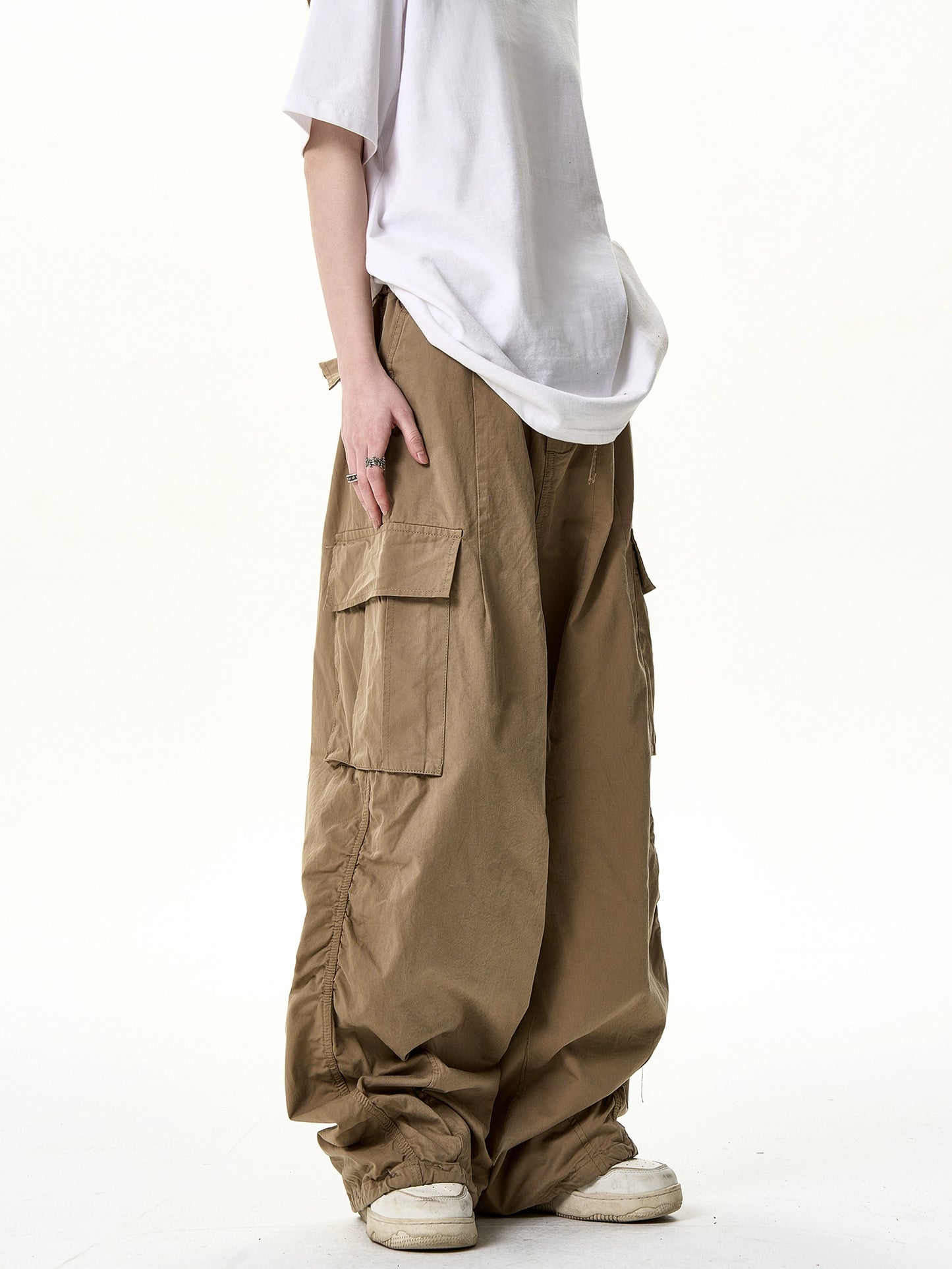 Wide Leg Paratrooper Pants NA2965