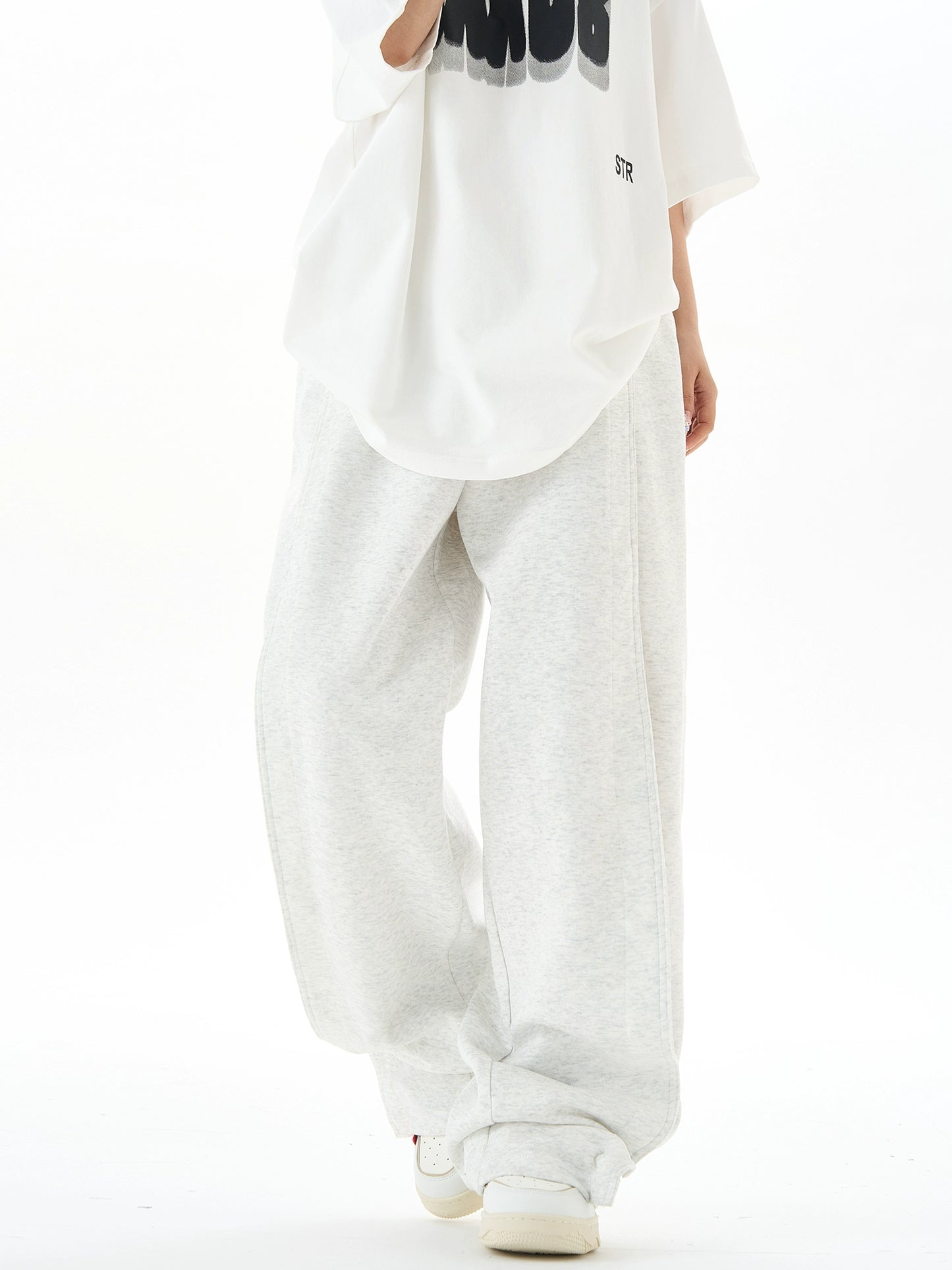 Pleats Wide Leg Sweatpants NA3043