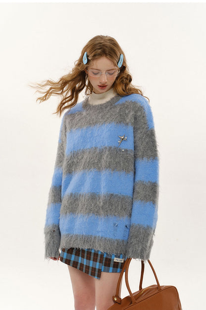 Wool Blend Oversize Knit Sweater NA5706