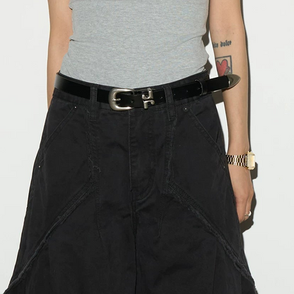 Genuine Leather Damage Irregular Belt NA9053