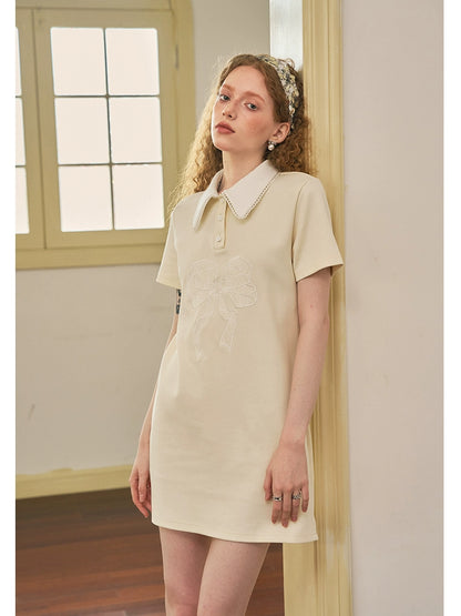 POLO Collar Short Sleeve Dress NA5418