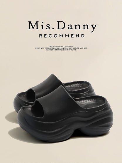 Chunky Sole Open-Toe Mules NA8651