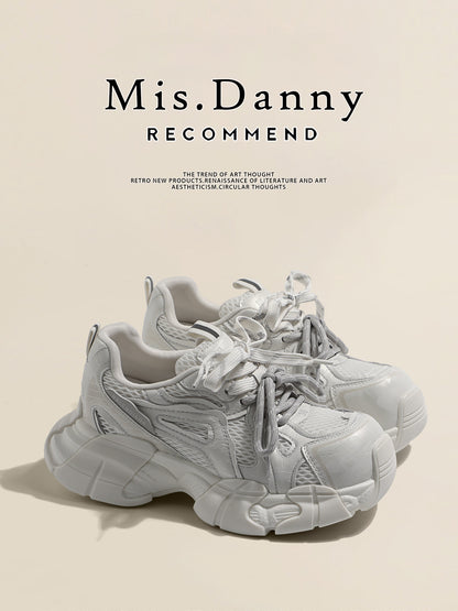Platform Chunky Sole Lace-Up Sneakers NA8743