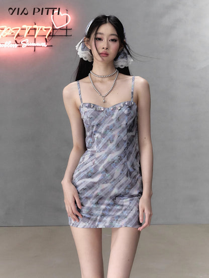 Plaid Camisole Dress NA4705