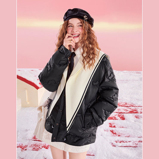 Detachable Short White Duck Down Jacket NA6744