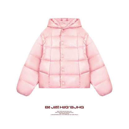 Oversize White Duck Down Jacket NA6107