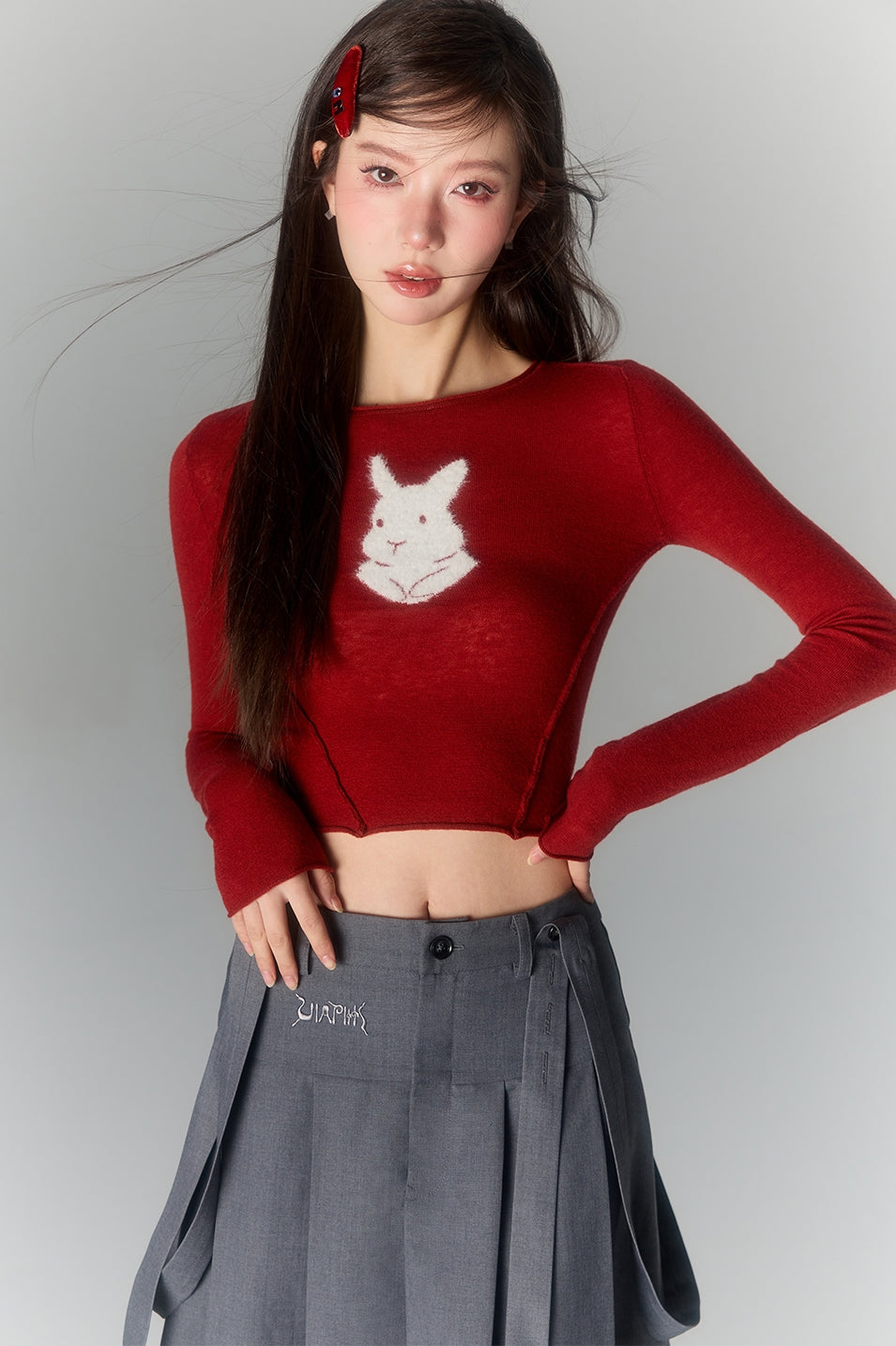 Bunny Woolen Knit Sweater NA4673