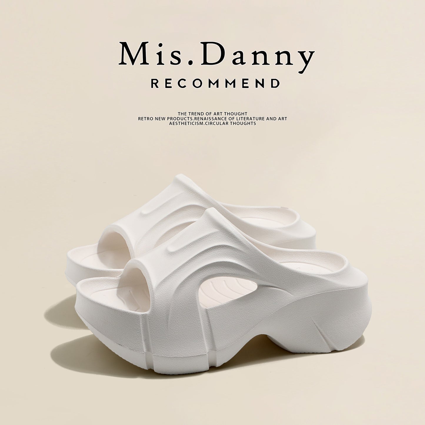 Ultra Light Extra Soft Thick Sole Single Strap Sandals NA8731