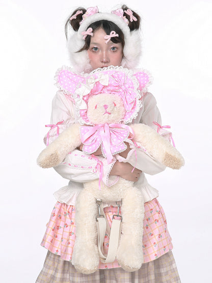 Plush Rabbit Doll Backpack NA6523